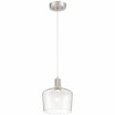 Port Nine - 9W 1 LED Pendant In Transitional Style-9.25 Inches Tall and 9 Inches Wide