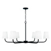 Brody - 6 Light Chandelier In Minimalist Style-21.25 Inches Tall and 47 Inches Wide