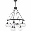 Que - Nine Light Chandelier in Transitional Style - 31.25 inches wide by 38 inches high