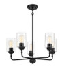 Stowe - 5 Light Chandelier In Transitional Style-13.5 Inches Tall and 23 Inche Wide