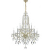 Crystal - Five Light Chandelier in Classic Style - 32 Inches Wide by 36 Inches High