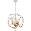 Odelle - Four Light Chandelier in Classic Style - 20 Inches Wide by 20 Inches High