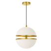 Atomic - 30W 2 LED Pendant In Modern Style-14 Inches Tall and 14 Inches Wide