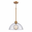 Julian - 1 Light Pendant In Farmhouse Style-10.5 Inches Tall and 14 Inches Wide