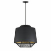 Phoenix - 9W 1 LED Pendant-17 Inches Tall and 18.5 Inches Wide