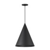 Pitch - 9W 1 LED Pendant-16.5 Inches Tall and 13.75 Inches Wide