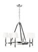 Generation Lighting-Katie-6 Light Medium Chandelier-24.38 Inch Tall and 32 Inch Wide