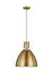 Generation Lighting-Sean Lavin-Pendant 1 Light in Contemporary Style-14.13 Inch Wide by 17 Inch Tall