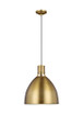 Generation Lighting-Sean Lavin-Pendant 1 Light in Contemporary Style-16.5 Inch Wide by 19.75 Inch Tall