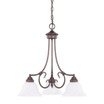 Hometown - 23 Inch Three Light Chandelier