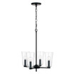 Portman - 4 Light Pendant In Minimalistic Style-21 Inches Tall and 17.5 Inches Wide