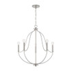 Madison - 5 Light Chandelier In Transitional Style-26.75 Inches Tall and 25 Inches Wide