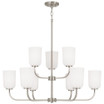 Lawson - 9 Light Chandelier In Minimalistic Style-26.75 Inches Tall and 32 Inches Wide