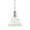 Painted No.2 - 1 Light Pendant - 9.5 Inches Wide by 9.25 Inches High