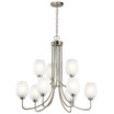 Valserrano - 9 light 2-Tier Chandelier - 29.5 inches tall by 31.75 inches wide