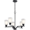 Skagos - 5 light Small Chandelier - 23.75 inches tall by 21.75 inches wide