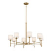 Ali - 8 Light Chandelier In Traditional Style-27 Inches Tall and 38.75 Inches Wide