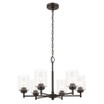 Winslow - 6 Light Large Chandelier In Industrial Style-16.5 Inches Tall and 26 Inches Wide