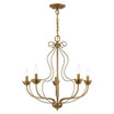 Katarina - 5 Light Chandelier In Transitional Style-23 Inches Tall and 23 Inches Wide