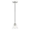 Moreland - 1 Light Pendant In Transitional Style-12.5 Inches Tall and 6.25 Inches Wide