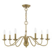 Windsor - 7 Light Chandelier in Traditional Style - 28 Inches wide by 15.5 Inches high