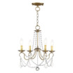 Pennington - 4 Light Convertible Mini Chandelier in Traditional Style - 18 Inches wide by 17 Inches high