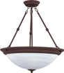 Essentials- 15 Inch 3 Light Invert Bowl Pendant in  style