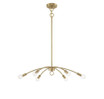 6 Light Chandelier-4.25 Inches Tall and 27 Inches Wide