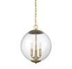 3 Light Pendant In Mid-Century Modern Style-17.13 Inches Tall and 13.75 Inches Wide