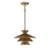 1 Light Pendant In Contemporary Style-8 Inches Tall and 14 Inches Wide