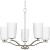 Adley - 5 Light Linear Chandelier In Contemporary Style-17.25 Inches Tall and 22.87 Inches Wide