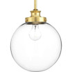 Penn - Pendants Light - 1 Light - Globe Shade in Farmhouse style - 9.75 Inches wide by 12.75 Inches high