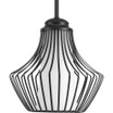 Finn - Pendants Light - 1 Light in Bohemian and Mid-Century Modern style - 10 Inches wide by 10.5 Inches high