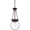 1 Light Pendant-Traditional Style with Transitional and Contemporary Inspirations-22 inches tall by 9 inches wide