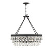 6 Light Pendant-Glam Style with Contemporary and Transitional Inspirations-28 inches tall by 28 inches wide