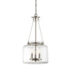 3 Light Pendant-Transitional Style with Traditional and Vintage Inspirations-24 inches tall by 12 inches wide