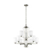 Sea Gull Lighting-Franport-100W Nine Light 2-Tier Chandelier