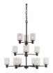 Sea Gull Lighting-Norwood-12 Light Chandelier