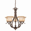 Monrovia 5-Light Chandelier in Transitional Style 25.5 Inches Tall and 26 Inches Wide