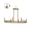 6 Light Chandelier Hand Painted Tallant 6 Light Chandelier Hand Painted Tallant