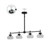 4 Light Chandelier Linear Kinsmon 4 Light Chandelier Linear Kinsmon
