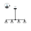 4 Light Chandelier Linear Kinsmon 4 Light Chandelier Linear Kinsmon