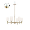 6 Light Chandelier Wexton -Large 6 Light Chandelier Wexton -Large