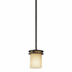 Hendrik 1-Light Mini-Pendant with Soft Contemporary Inspirations - 7.5 Inches Tall by 5.25 Inches Wide