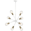 Armstrong - 8 Light Large Chandelier - with Contemporary inspirations - 26 inches tall by 30 inches wide