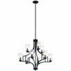 Vara - 9 light 2-Tier Chandelier - 29.75 inches tall by 32 inches wide