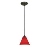 Martini-12W 1 LED Cord Pendant-7 Inches Wide by 6 Inches Tall