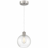 Port Nine - 9W 1 LED Pendant In Transitional Style-9.5 Inches Tall and 7.5 Inches Wide