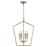 Holden - 4 Light Foyer In Modern Style-22 Inches Tall and 16.75 Inches Wide