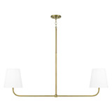 Brody - 2 Light Island In Minimalist Style-21.25 Inches Tall and 50 Inches Wide